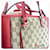 Gucci Borsa a spalla in pelle rossa Rosso - vista 25