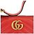 Gucci Borsa a Spalla Marmont Matelassé AABZB Rosso - vista 12