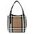Burberry Borsa tote in tela nera, borsa di lusso per donne Nero - vista 20