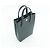 Gucci Mini Borsa Tote AADLO in Pelle Nera Borsa a Spalla Due Vie Nero - vista 3