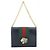 Gucci Schwarze Leder-Kartenetui mit Kette