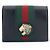 Gucci Schwarze Leder-Kartenetui mit Kette - Ansicht 6