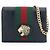 Gucci Schwarze Leder-Kartenetui mit Kette - Ansicht 7