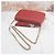 Burberry Borsa a tracolla Gucci da donna in pelle rossa con catena Rosso - vista 10