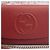 Burberry Borsa a tracolla Gucci da donna in pelle rossa con catena Rosso - vista 8