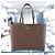 Burberry Borsa a spalla media London in pelle marrone