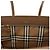 Burberry Borsa a spalla media London in pelle marrone - vista 23