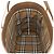 Burberry Borsa a spalla media London in pelle marrone - vista 24