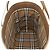 Burberry Borsa a spalla media London in pelle marrone - vista 4