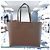 Burberry Borsa a spalla media London in pelle marrone - vista 8