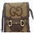 Gucci Borsa a tracolla mini Horsebit UKMBG in tessuto e pelle marrone - vista 28