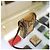Gucci Borsa a tracolla mini Horsebit UKMBG in tessuto e pelle marrone - vista 8