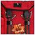Gucci Red Canvas Floral Embroidery Backpack - view 5