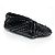 Bottega Veneta Borsa clutch strutturata da donna nera Nero - vista 6