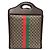 Gucci Tiger Print Two-Web Stripe Tote Bag Brown - view 9