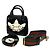 Gucci Adidas Horsebit Schultertasche mit Obergriff Schwarz