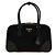 Prada Medium Lina Nylon Saffiano Tote Schwarz