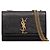 Saint Laurent Bolso Kate Small de cuero brillante Negro - vista 4