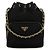 Prada Bolso de hombro de nylon con cadena reeditado