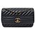 Chanel Borsa a spalla con catena diagonale nera Nero