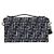 Fendi Borsa a tracolla Baguette Trunk Juka Nera Nero - vista 3