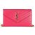 Saint Laurent Borsa a tracolla WOC in pelle rosa