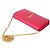 Saint Laurent Borsa a tracolla WOC in pelle rosa - vista 5