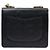 Chanel Borsa a spalla nera CC in rilievo con catena - vista 3