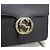 Gucci Piccola borsa a spalla con catena intrecciata Nero - vista 2
