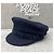 Chanel Cappello Newsboy in Lana Blu Navy - vista 3