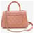 Chanel Coco Handle Caviar Piccolo Rosa Oro - vista 3