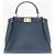 Fendi Bolso de cuero Peekaboo Mini AHJW Azul - vista 4