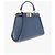 Fendi Bolso de cuero Peekaboo Mini AHJW Azul - vista 6