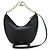 Valentino Borsa Hobo con Logo Nero - vista 4