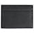 Prada Tarjetero de cuero Saffiano con logo triangular Negro  - vista 3