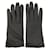 Saint Laurent Lammfellhandschuhe Cassandre Schwarz  - Ansicht 4