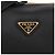 Prada Bolso de hombro de cuero suave para mujer con logo triangular - vista 9