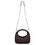Miu Miu Borsa hobo in pelle nappa Marrone - vista 5