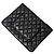 Chanel Clutch Caviar Nuova Media Nero - vista 3
