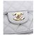 Chanel Borsa a spalla plissettata CC grigia Marrone - vista 10