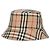Burberry Bucket Hat aus Baumwollmischung mit Vintage-Karomuster Weiß - Ansicht 4