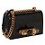 Alexander Mcqueen Borsa mini satchel con gioielli Nero - vista 5