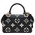 Louis Vuitton Borsa Tote Madeleinne in Monogram Empreinte Nero - vista 3