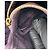 Louis Vuitton Borsa a Spalla Lumineuse PM in Pelle Empreinte Viola Porpora - vista 7