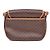 Céline Borsa a tracolla Macadam con pattina Marrone - vista 3