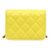 Chanel Mini borsa a tracolla in catena dorata gialla - vista 3