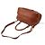 Givenchy Borsa grande a spalla e crossbody Pandora marrone scuro - vista 4