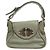 Escada Mini-Leder-Tote-Bag in Olivgrün