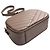 Borsa a tracolla matelassé in agnello marrone Tory Burch - vista 4