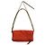 Zadig & Voltaire Borsa a tracolla e crossbody in suede arancione scuro con catena antica